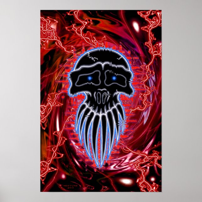 Poster Design de Pulso Vermelho (Frente)