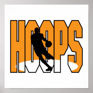 Poster design de salões de basquetebol