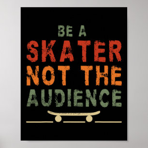 Poster Design de Skate para Skatista S
