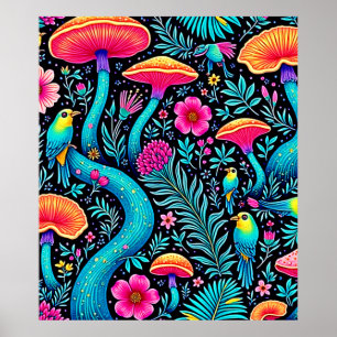 Poster Design de Sonho Whimsical em Floresta Encantada