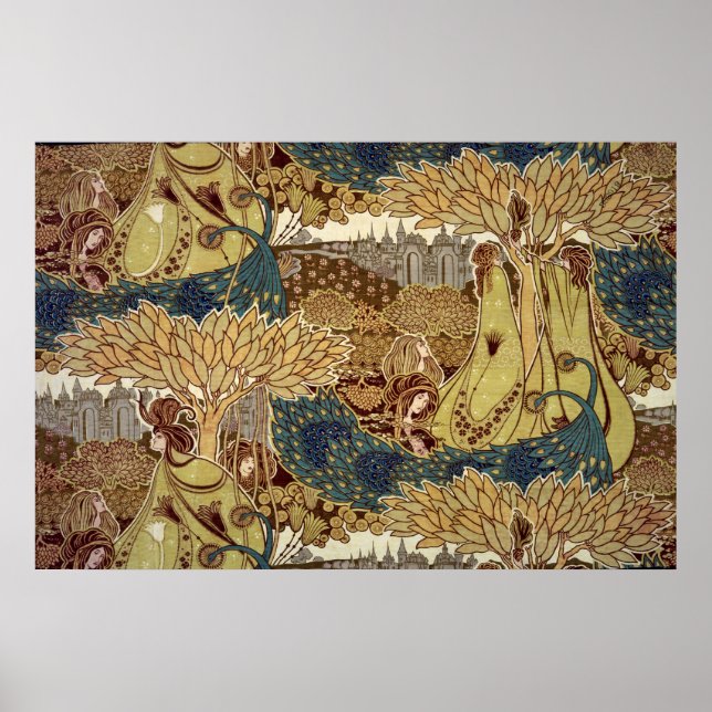 Pôster Design de têxteis por Christopher Dresser (Frente)