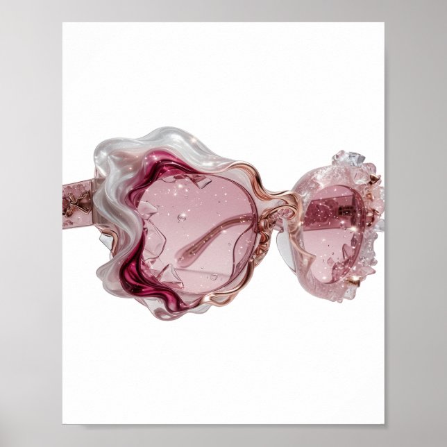Poster Design de Texto MONCLER Prata Moderno (Frente)