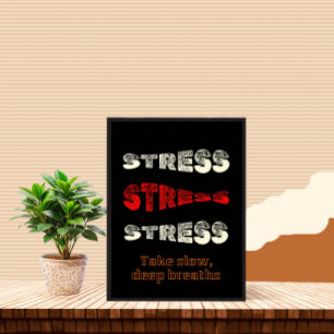 Poster Design de texto motivacional