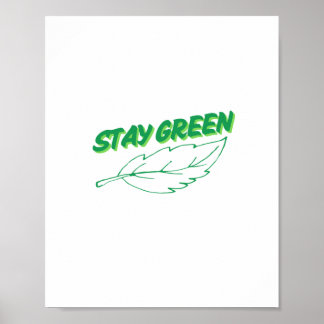 Poster Design de texto verde