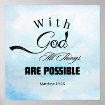 Design de Tipografia Mateus 19:26