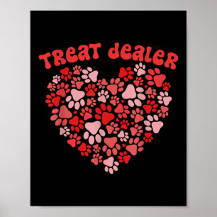 Poster Design de Vaca Camisa Dealer Cão Cachorro Pata Car