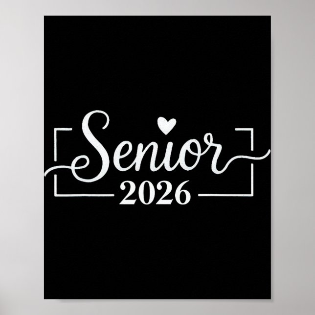 Poster Design de volta às aulas de formatura Senior 2026 (Frente)