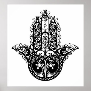 Pôster Design decorativo 2 de Hamsa