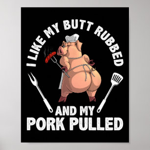 Poster Design Divertido De Churrasco Para Homens Mulheres