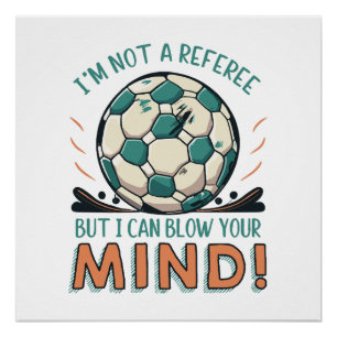 Pôster Design Divertido de Futebol