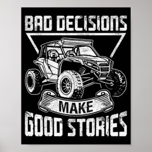 Poster Design Divertido Sxs Para Homens Mulheres Sxs Utv