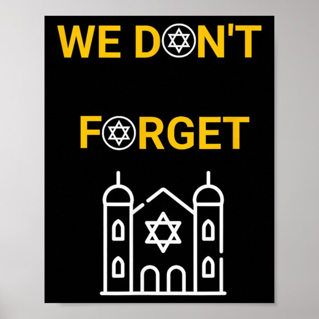Poster Design do Dia Memorial do Holocausto (Frente)