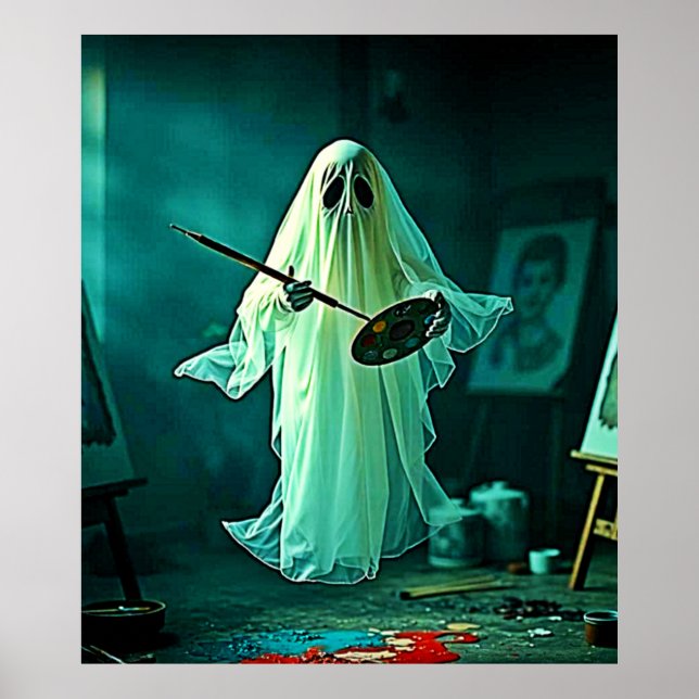 Poster Design do Estúdio de Artista Fantasma (Frente)