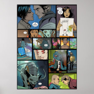Poster Design do Painel História em quadrinhos do Saga Im