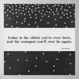 Pôster Design do quadro das citações de Eleanor Rooseve