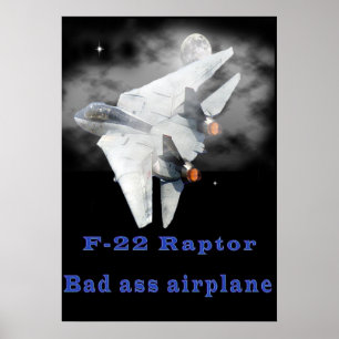 Poster Design do raptor F-22