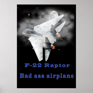 Poster Design do raptor F-22