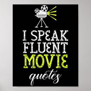 Poster Design Engraçado Do I Speak Fluent Movie Cotes &am