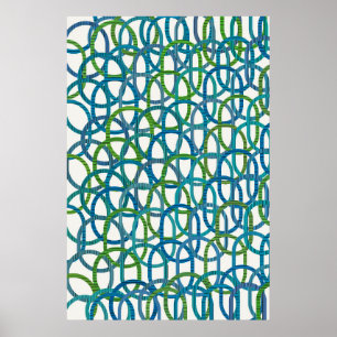 Poster Design Geométrico Colorido de Física Quântica