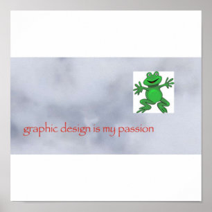 Poster Design gráfico é meu meme de paixão