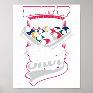 Poster Design Hilariante Para Snooker E Ventiladores Pisc