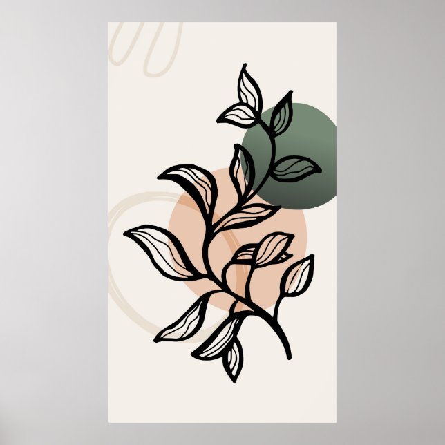 Poster design moderno trendy (Frente)