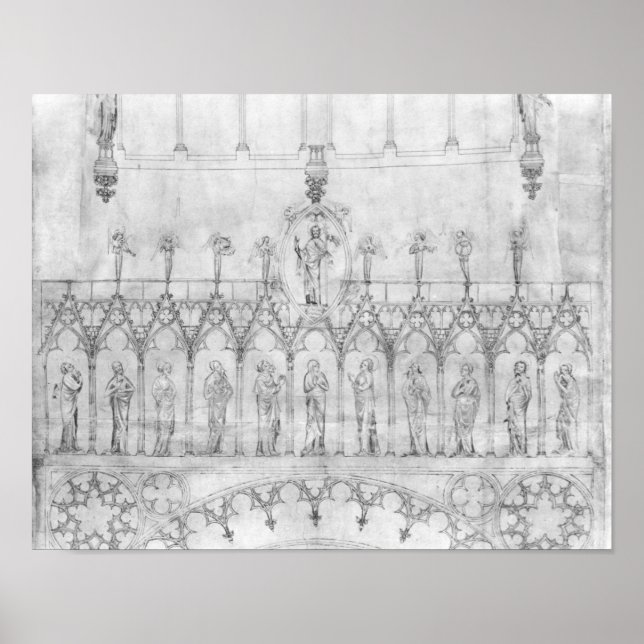 Pôster Design para a galeria de reis no � da fa (Frente)