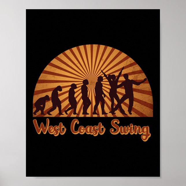 Poster Design para Dançarinos Do Partido Swing Da Costa O (Frente)