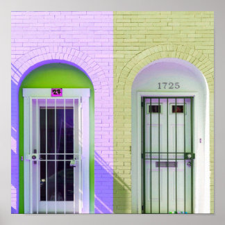 Poster Design para exterior doméstico