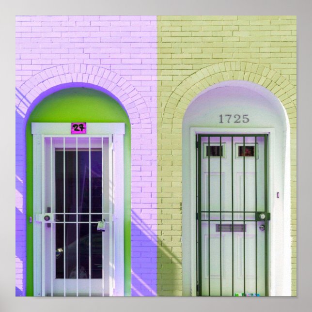 Poster Design para exterior doméstico (Frente)