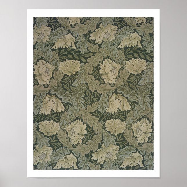 Pôster Design para papel de parede 'Lea', 1885 (Frente)