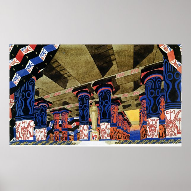 Poster Design para "Phedre" por Jean Racine 1923 (Frente)