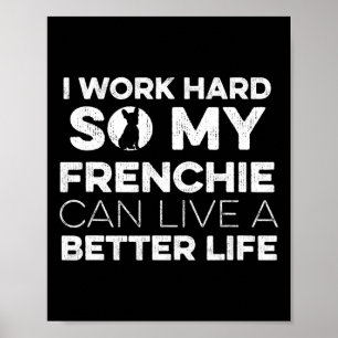 Poster Design Para Um Proprietário De Bulldog Francês 1