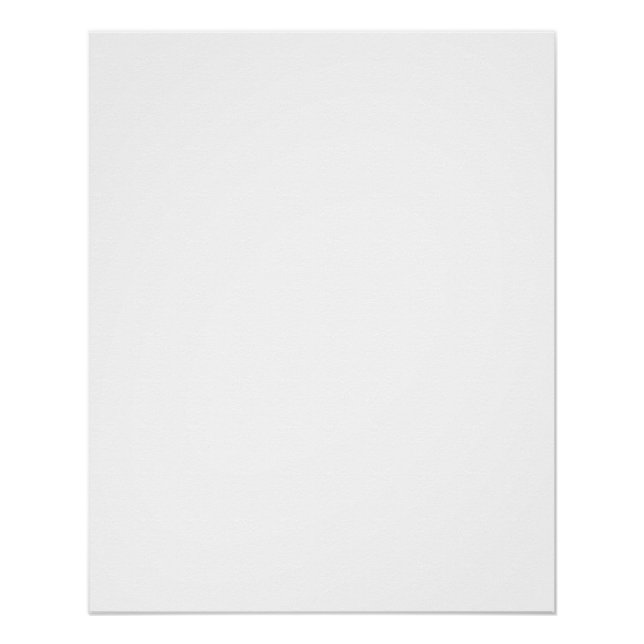Pôster Design Simples Branco Personalizado Moderno Adicio (Frente)