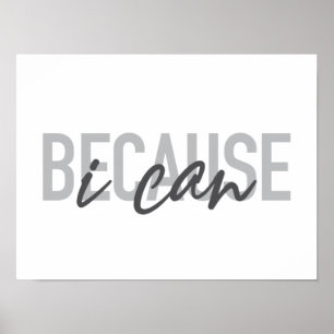 Poster Design simples, moderna, legal, urbana Porque eu p
