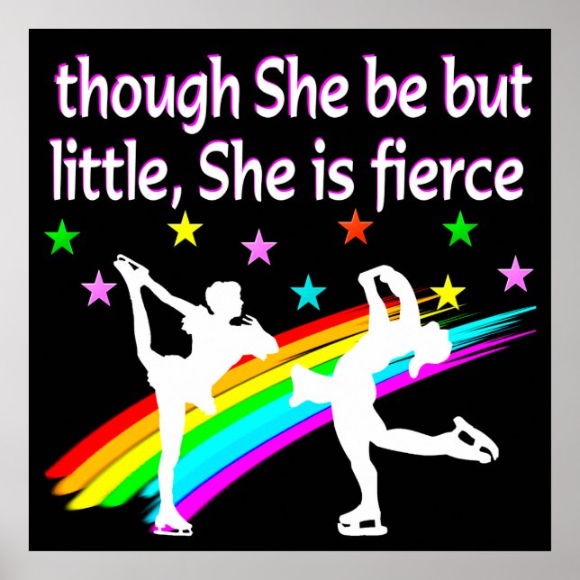 POSTER DESIGN SKATER DUO DE FIGURA ADORÁVEL (Frente)