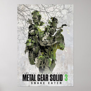 Poster Design Solid 3 da engrenagem de metal