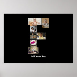 Poster Design Sua Própria Colagem de Fotografias F