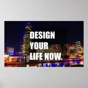 Poster Design sua vida agora