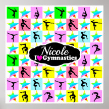 DESIGN SUPER STAR GYMNAST GIRL