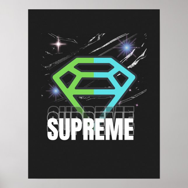 Poster design supremo de arte de parede (Frente)