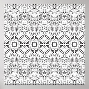 Pôster Design tribal 2 de Zendoodle