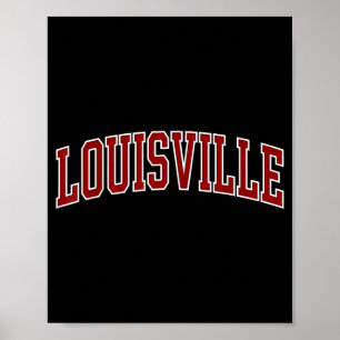 Poster Design Vintage de Louisville Homens Mulheres Crian