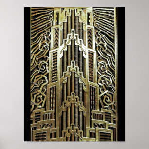 Poster design, vintage, elegante, chic,