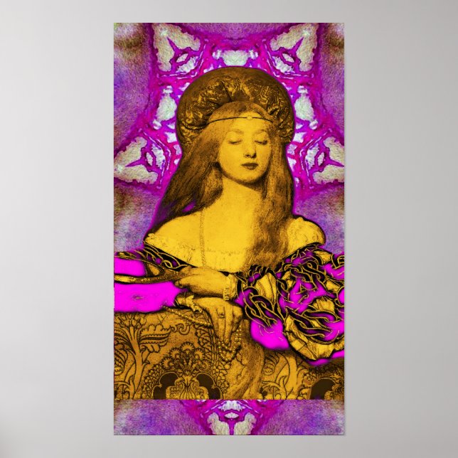 PÔSTER DESIGNER DE CUSTO DE FASHION DE BELEZA VANITÁRIA (Frente)