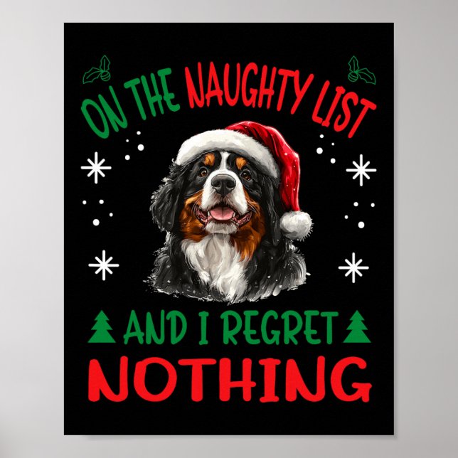 Poster Designs de Cachorro de Montanha Bernese Uni-a (Frente)