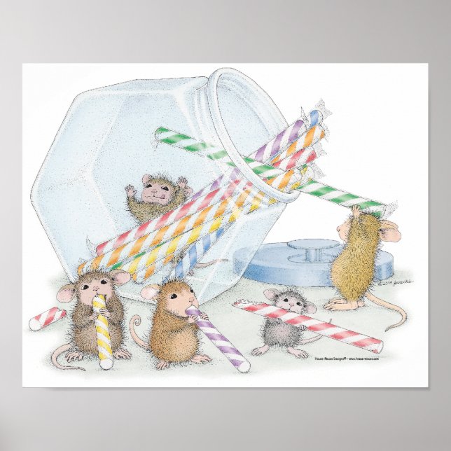 Poster Designs de mouse da casa® - Arte de parede (Frente)