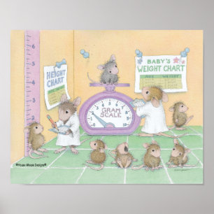 Pôster Designs de mouse da casa® - Arte de parede