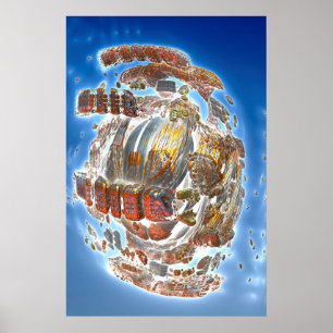 Poster Desintegração de Espaços