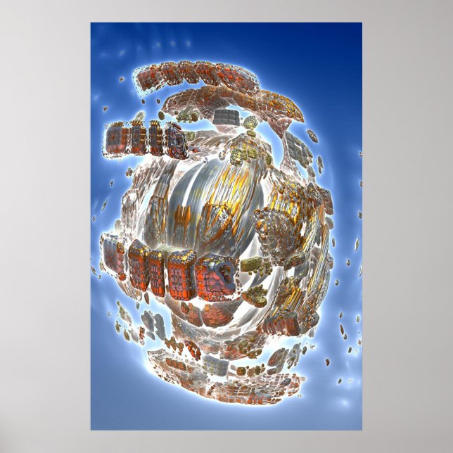 Poster Desintegração de Espaços (Frente)